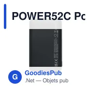 POWER52C Powerbank 5000 mAh - Miniature 12