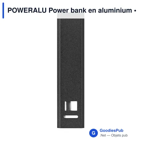 POWERALU Power bank en aluminium
