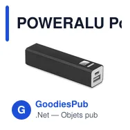 POWERALU Power bank en aluminium - Miniature 2