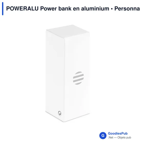 POWERALU Power bank en aluminium - Image 3