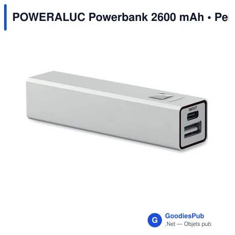 POWERALUC Powerbank 2600 mAh