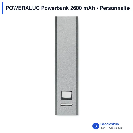 POWERALUC Powerbank 2600 mAh - Image 2