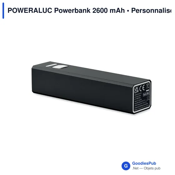 POWERALUC Powerbank 2600 mAh - Image 10