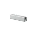 Variante argenté mat - POWERALUC Powerbank 2600 mAh