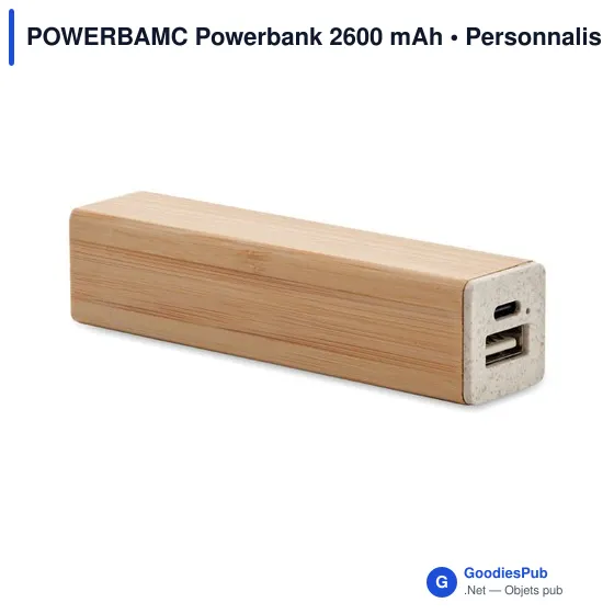 POWERBAMC Powerbank 2600 mAh - Image 1