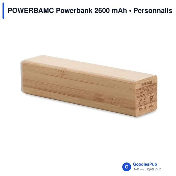 POWERBAMC Powerbank 2600 mAh - Image 4