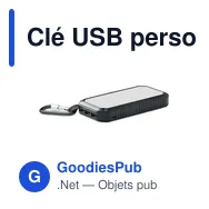 Clé USB personnalisable avec logo pour entreprises - Powerbank solaire 8000 mAh - Miniature 3
