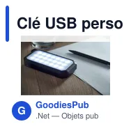 Clé USB personnalisable avec logo pour entreprises - Powerbank solaire 8000 mAh - Miniature 5