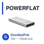 POWERFLAT 10C Powerbank 10000 mAh - Miniature 1