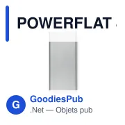 POWERFLAT 10C Powerbank 10000 mAh - Miniature 2