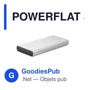 POWERFLAT 10C Powerbank 10000 mAh - Miniature 3