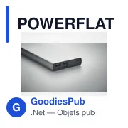 POWERFLAT 10C Powerbank 10000 mAh - Miniature 4