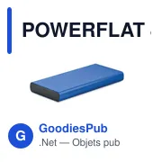 POWERFLAT 10C Powerbank 10000 mAh - Miniature 8
