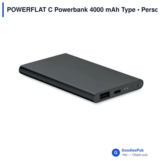 POWERFLAT C Powerbank 4000 mAh Type - Image 1