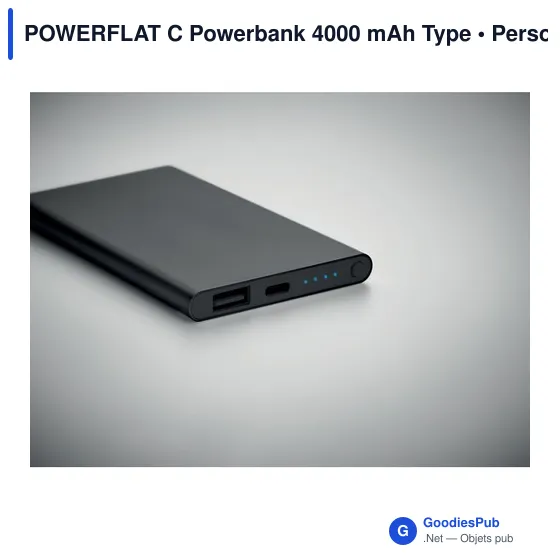 POWERFLAT C Powerbank 4000 mAh Type - Image 4