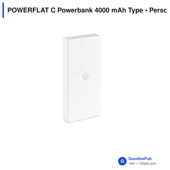 POWERFLAT C Powerbank 4000 mAh Type - Image 5
