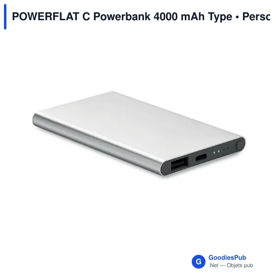 POWERFLAT C Powerbank 4000 mAh Type - Image 6