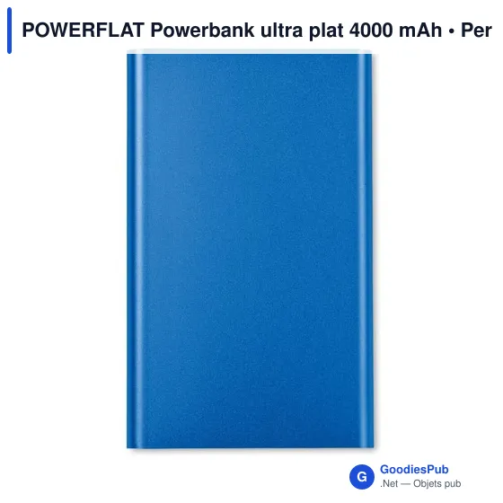POWERFLAT Powerbank ultra plat 4000 mAh - Image 2