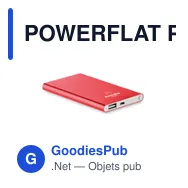 POWERFLAT Powerbank ultra plat 4000 mAh - Miniature 12
