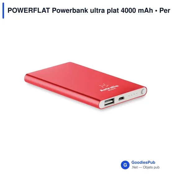 POWERFLAT Powerbank ultra plat 4000 mAh - Image 12