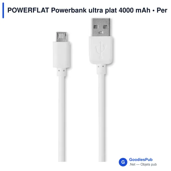 POWERFLAT Powerbank ultra plat 4000 mAh - Image 7