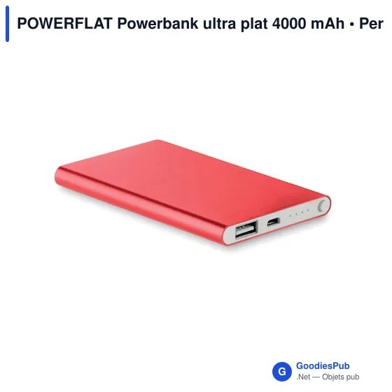 POWERFLAT Powerbank ultra plat 4000 mAh - Image 10