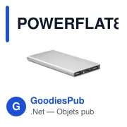 POWERFLAT8 Station de chargement 8000mAh - Miniature 1