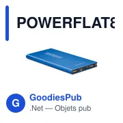 POWERFLAT8 Station de chargement 8000mAh - Miniature 8