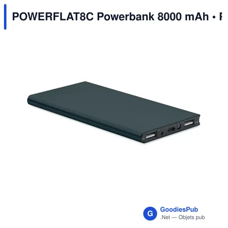 POWERFLAT8C Powerbank 8000 mAh
