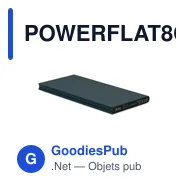 POWERFLAT8C Powerbank 8000 mAh - Miniature 2