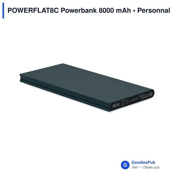 POWERFLAT8C Powerbank 8000 mAh - Image 2