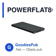 POWERFLAT8C Powerbank 8000 mAh - Miniature 11