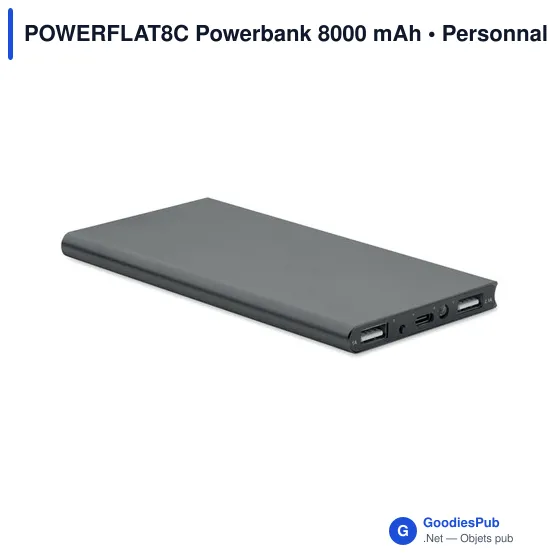 POWERFLAT8C Powerbank 8000 mAh - Image 3