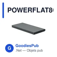 POWERFLAT8C Powerbank 8000 mAh - Miniature 4