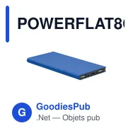 POWERFLAT8C Powerbank 8000 mAh - Miniature 5