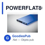 POWERFLAT8C Powerbank 8000 mAh - Miniature 10