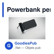 Powerbank personnalisable 5000mAh avec logo - POWERKAU - Miniature 11
