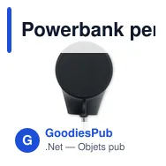Powerbank personnalisable 5000mAh avec logo - POWERKAU - Miniature 8