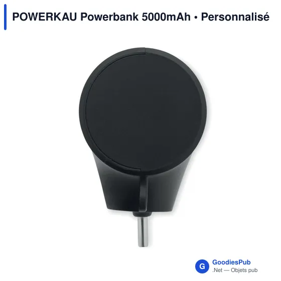 Powerbank personnalisable 5000mAh avec logo - POWERKAU - Image 8