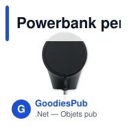 Powerbank personnalisable 5000mAh avec logo - POWERKAU - Miniature 9