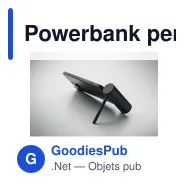 Powerbank personnalisable 5000mAh avec logo - POWERKAU - Miniature 10