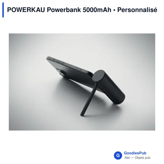 Powerbank personnalisable 5000mAh avec logo - POWERKAU - Image 10