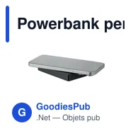 Powerbank personnalisable 10 000 mAh avec logo - POWERMAG - Miniature 2