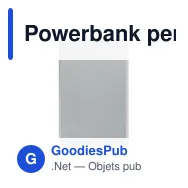 Powerbank personnalisable 10 000 mAh avec logo - POWERMAG - Miniature 12