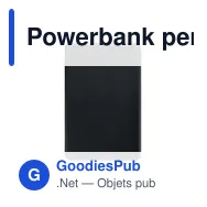 Powerbank personnalisable 10 000 mAh avec logo - POWERMAG - Miniature 5