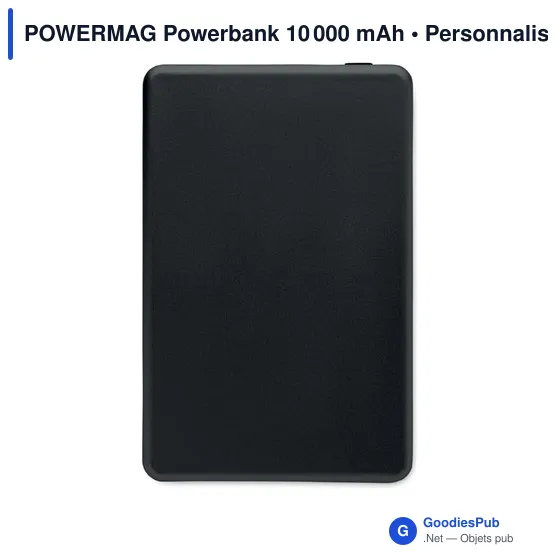 Powerbank personnalisable 10 000 mAh avec logo - POWERMAG - Image 5