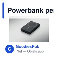 Powerbank personnalisable 10 000 mAh avec logo - POWERMAG - Miniature 6