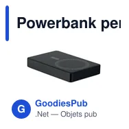 Powerbank personnalisable 10 000 mAh avec logo - POWERMAG - Miniature 7