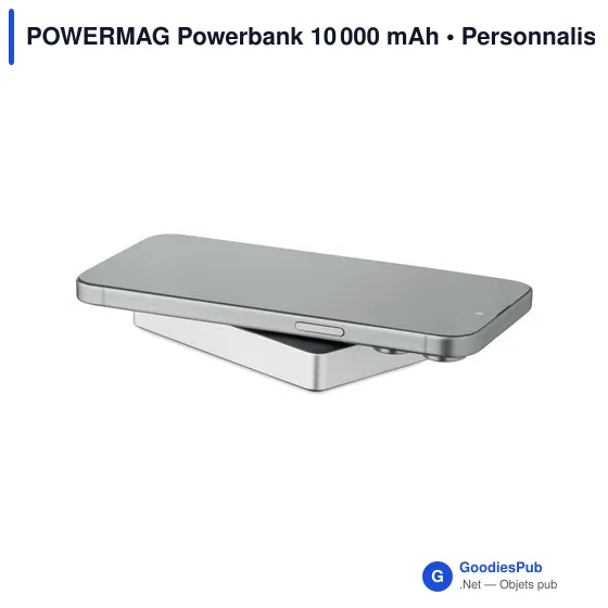 Powerbank personnalisable 10 000 mAh avec logo - POWERMAG - Image 9