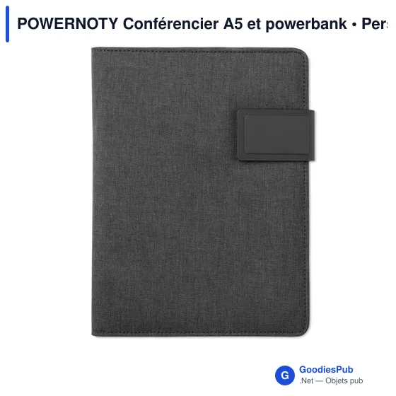 POWERNOTY Conférencier A5 et powerbank - Image 3